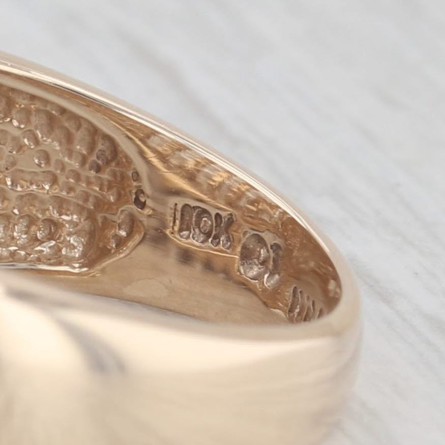 Light Gray 1ctw Diamond Ring 10k Yellow Gold Size 7.25