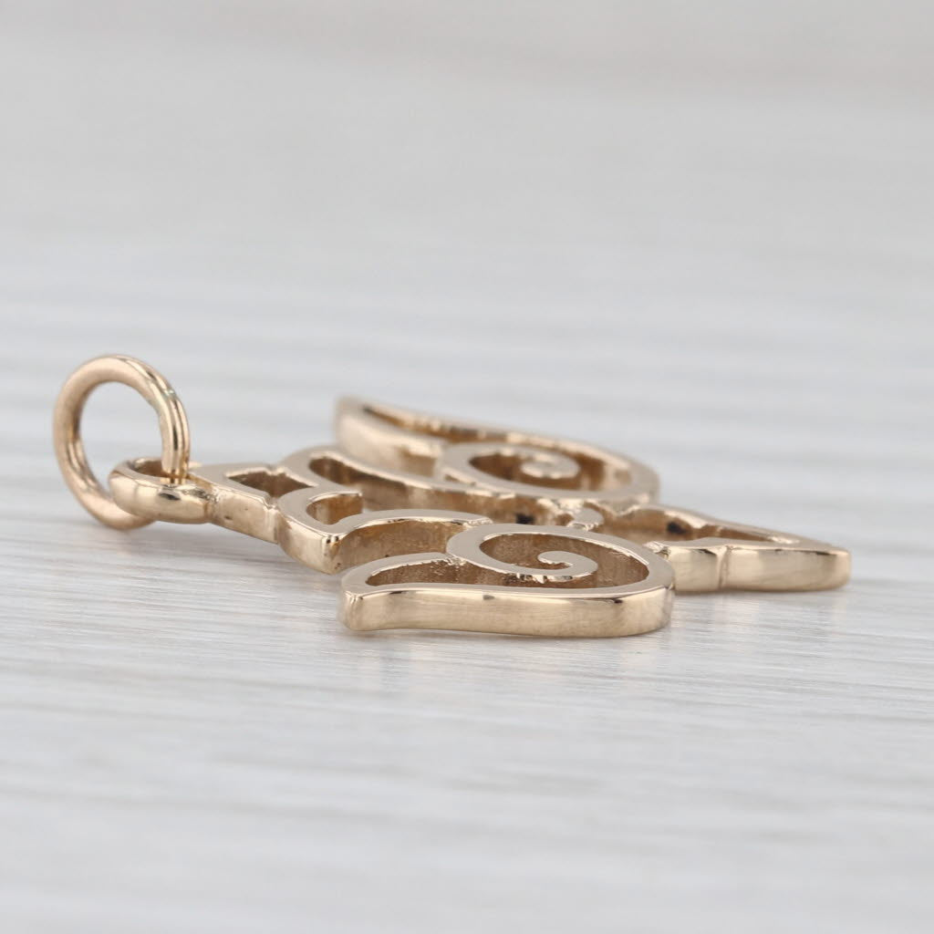 James Avery Descending Dove Pendant 14k Yellow Gold Charm