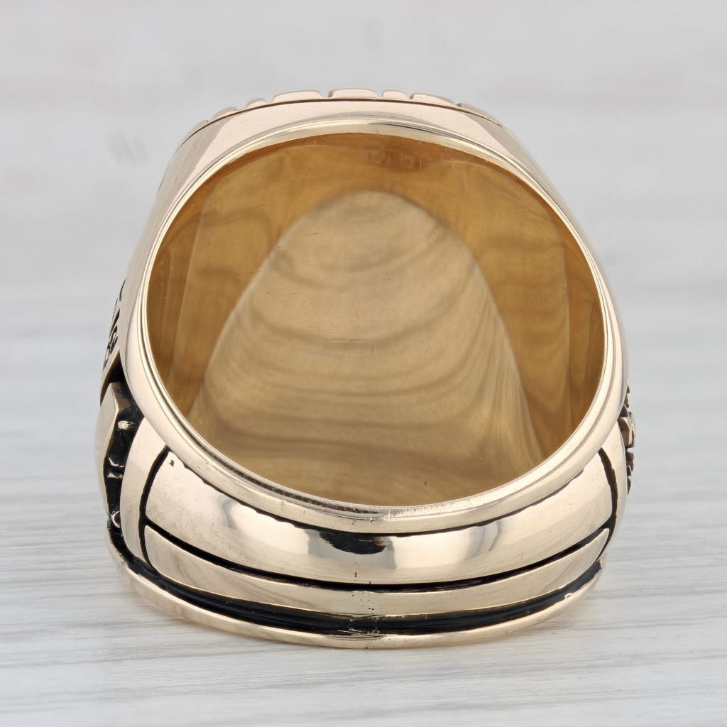 Gray Coca Cola President's Club Ring 0.35ctw Diamond 10k Yellow Gold Size 13