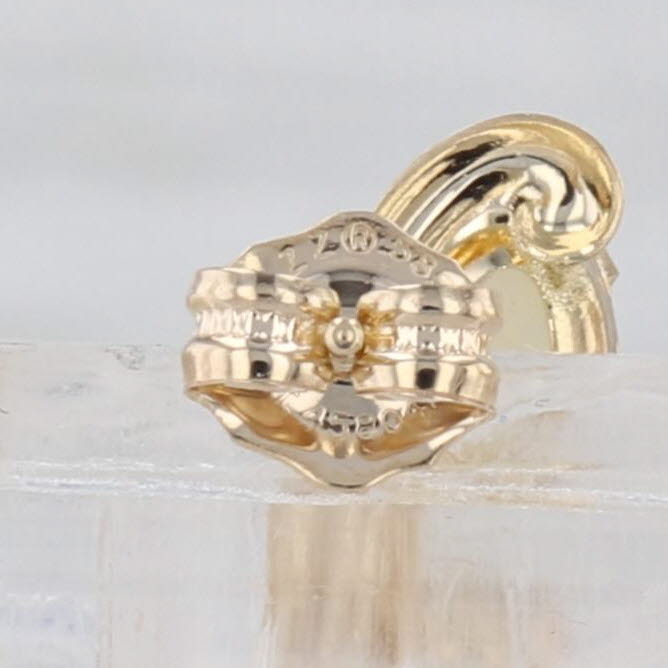 Opal Oval Cabochon Stud Earrings 14k Yellow Gold Studs