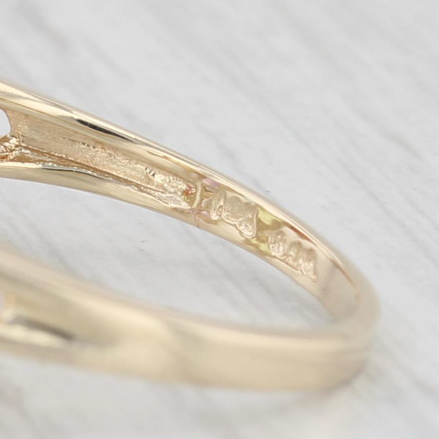 Light Gray 3.22ctw Gemstone Ring 10k Gold Size 7.25 Garnet Peridot Topaz Citrine Amethyst