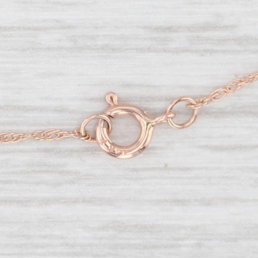 Light Gray Le Vian 4.04ctw Amethyst Quartz Sapphire Pendant Necklace 14k Rose Gold 18"