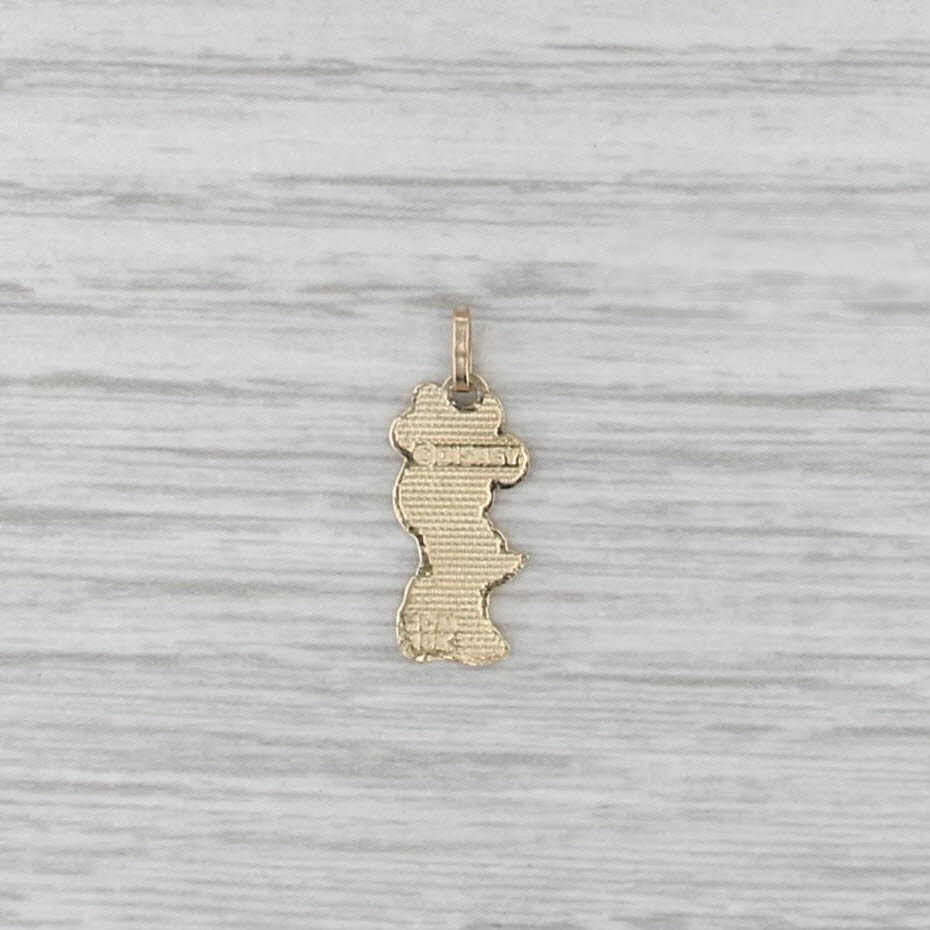 Minnie Mouse Charm 10k Gold Disney Cartoon Collectible Pendant Keepsake