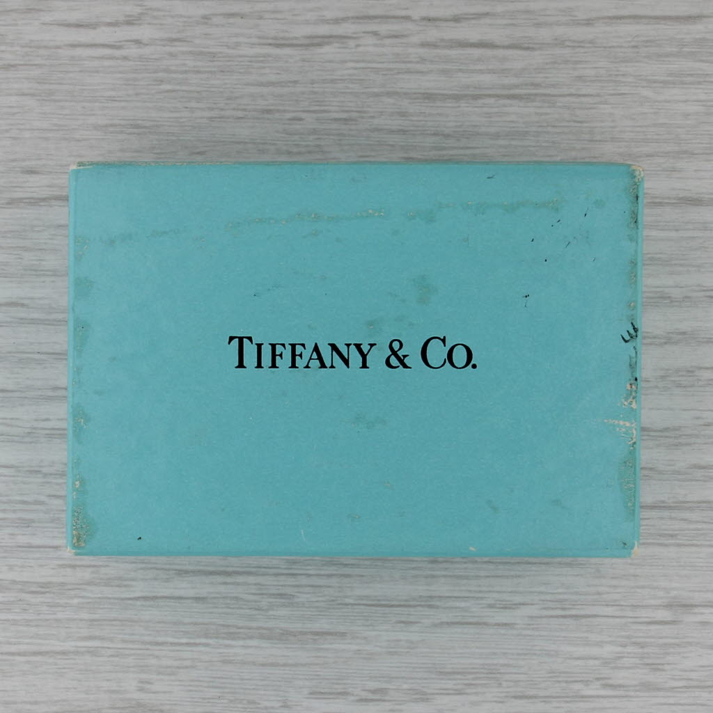 Engravable Tiffany & Co Money Clip w/ Box & Pouch Sterling Silver Vintage