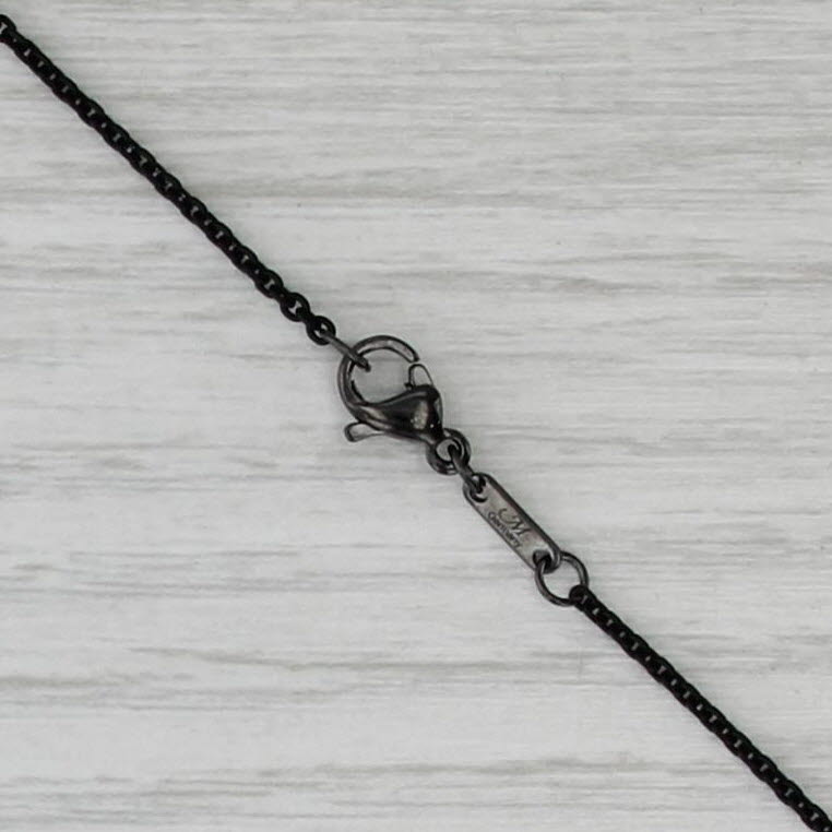 Monica Rich Carpe Diam Pendant Necklace Rock Crystal 18k Gold Stainless Steel