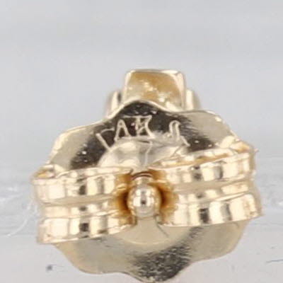 0.36ctw Ruby Diamond J-Hook Drop Earrings 14k Yellow Gold