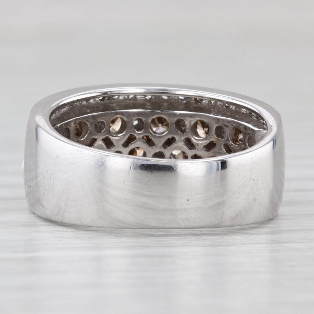 Le Vian 2.18ctw White Chocolate Diamond Ring 18k White Gold Size 7.5