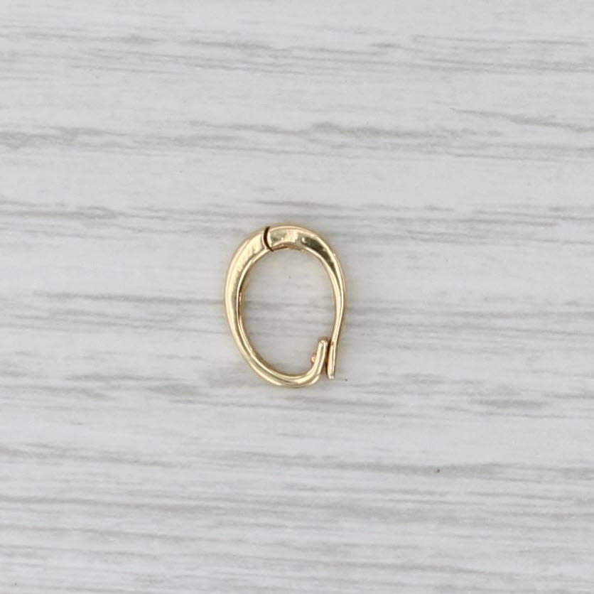 Snap Bail for Jewelry Making Repair Findings 18k Yellow Gold