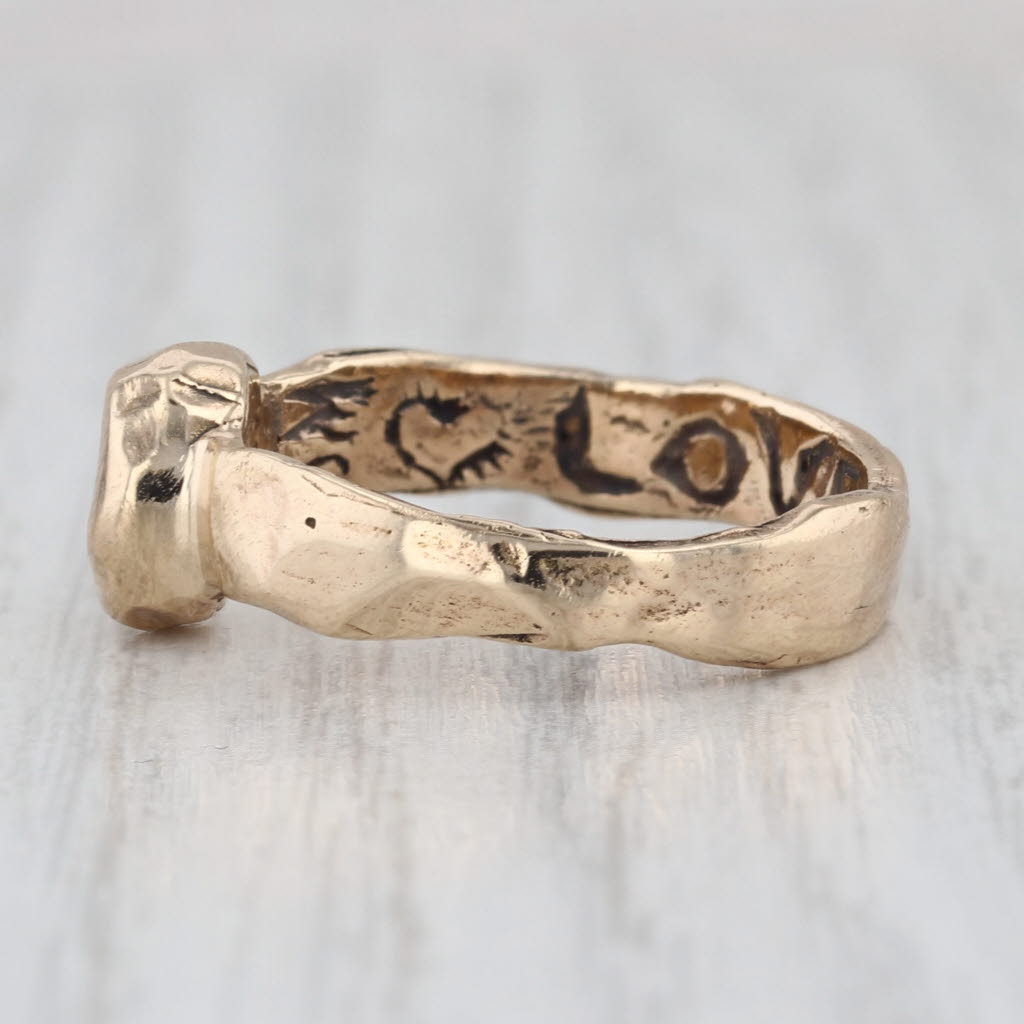 Jes Maharry Always Love 0.20ct Diamond Solitaire Engagement Ring 14k Gold Size 8