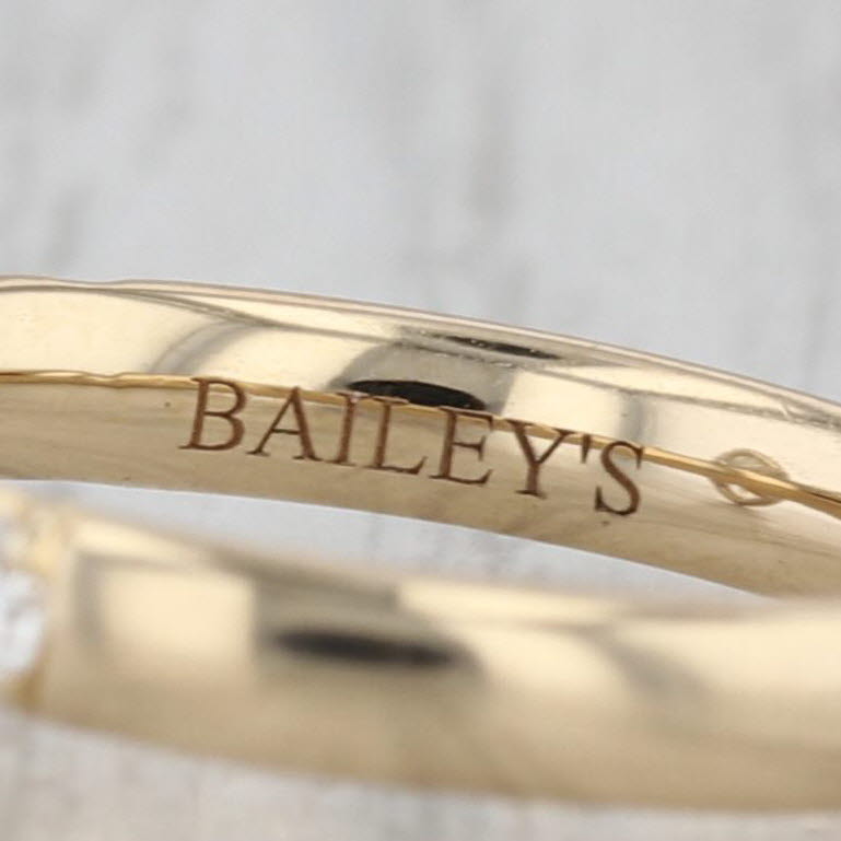 Bailey's Marquise Diamond Engagement Ring 14k Yellow Gold Size 4.75