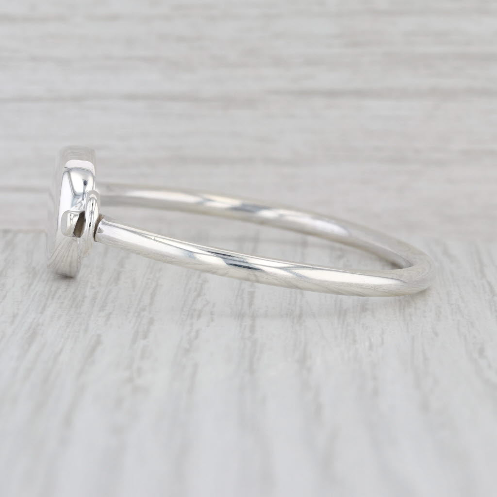 Engravable Bangle Bracelet Sterling Silver 6" ID