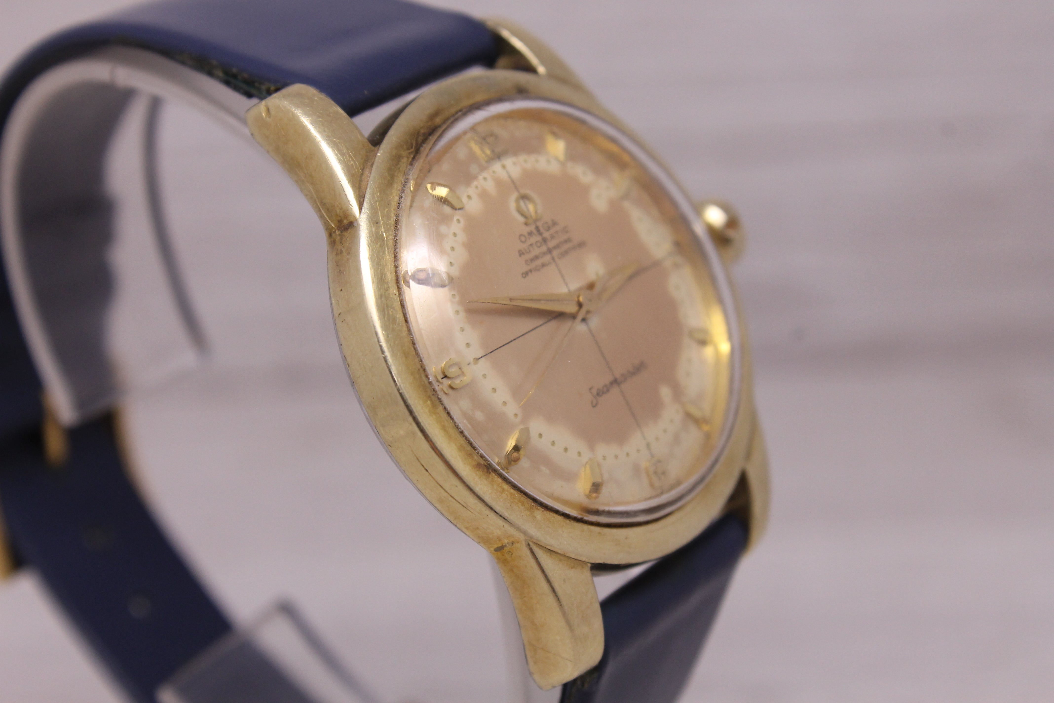 Vintage c.1952 Omega Seamaster Chronometer Mens Automatic Bumper Watch 354 2577