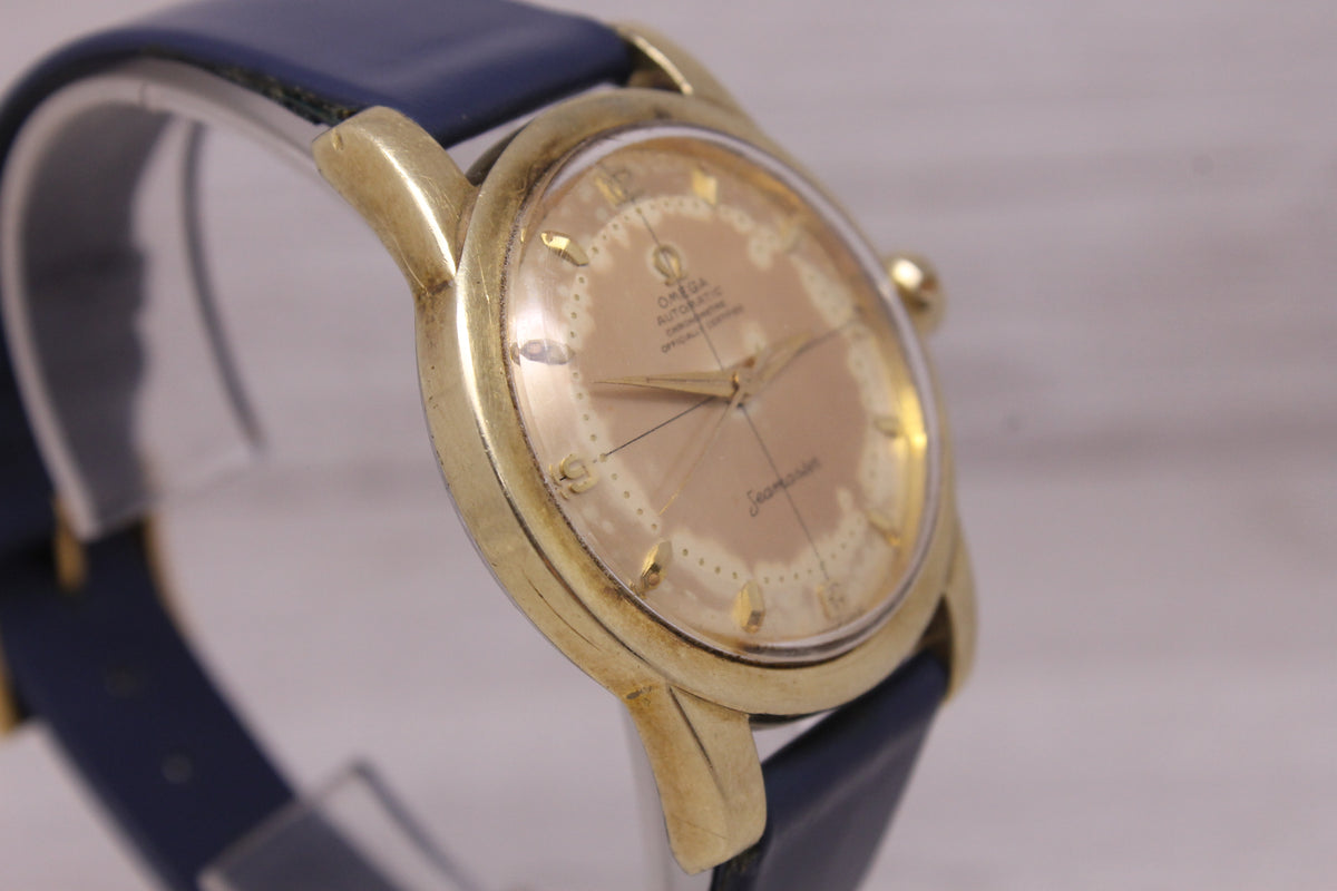 Vintage c.1952 Omega Seamaster Chronometer Mens Automatic Bumper Watch 354 2577