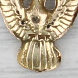 Boy Scouts of America Eagle Pendant 14k Yellow Gold Vintage Charm