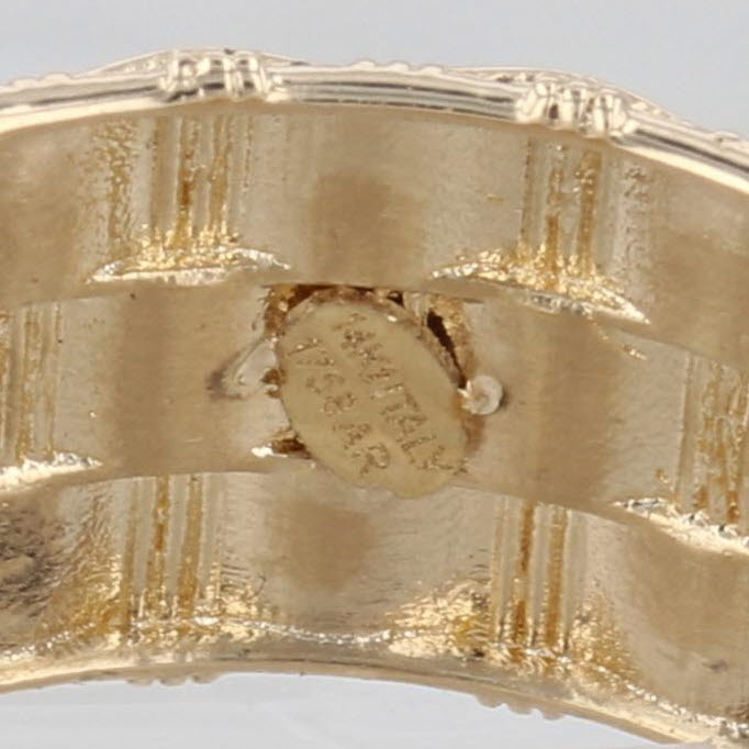 Basket Weave Band 14k Yellow Gold 8.8 mm Size 8 Ring