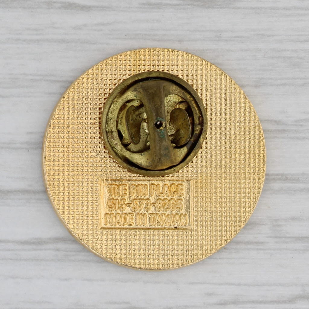 Gray Midwest Oil Company Iowa Gas Ace High Service Pin Enamel Plane