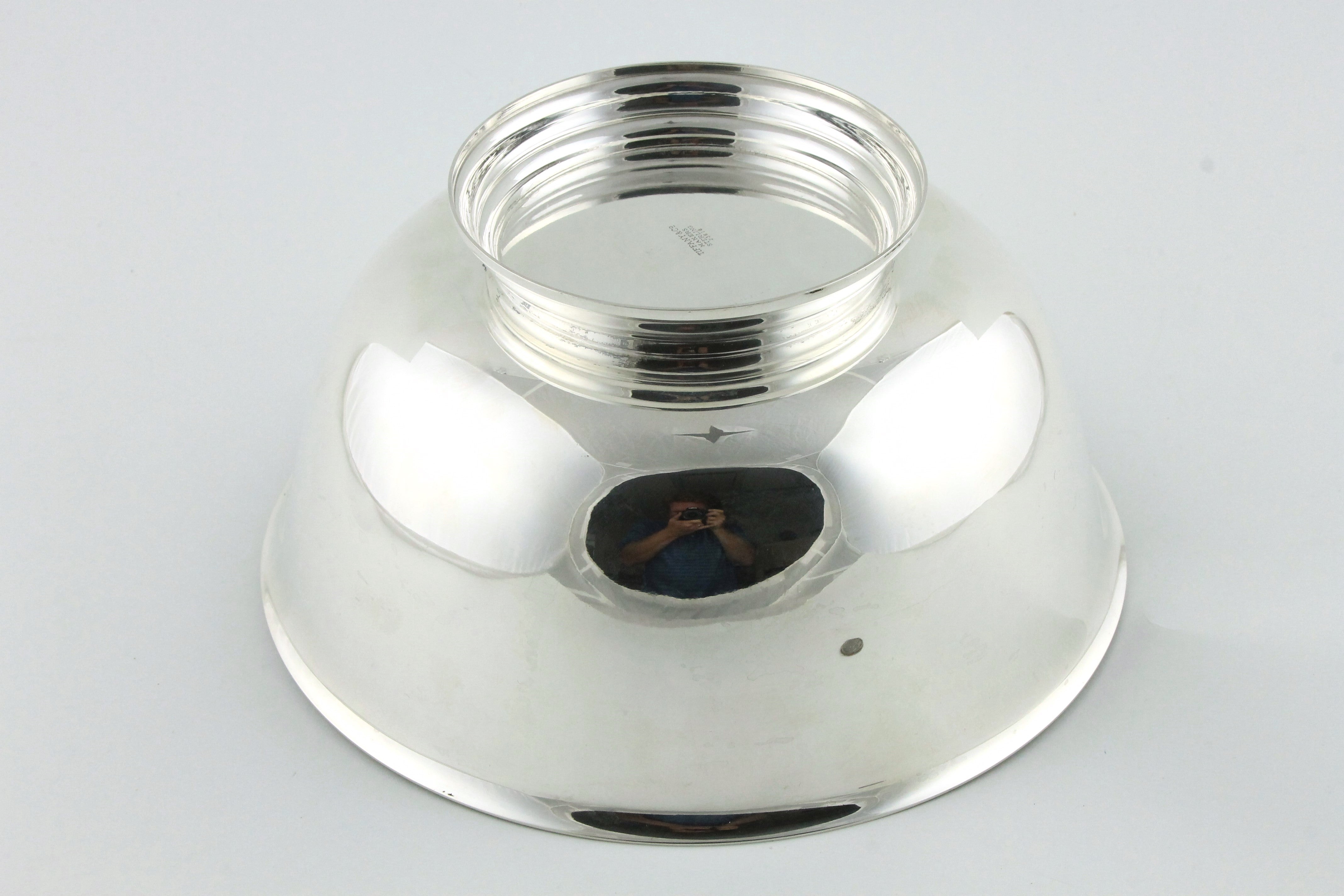 Light Gray Vintage Tiffany & Co Sterling Silver 8.5" Classic Revere Bowl #23618