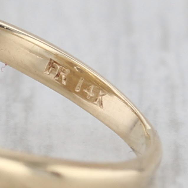 1ctw Diamond Cluster Halo Ring 14k White Yellow Gold Size 6.5 Engagement