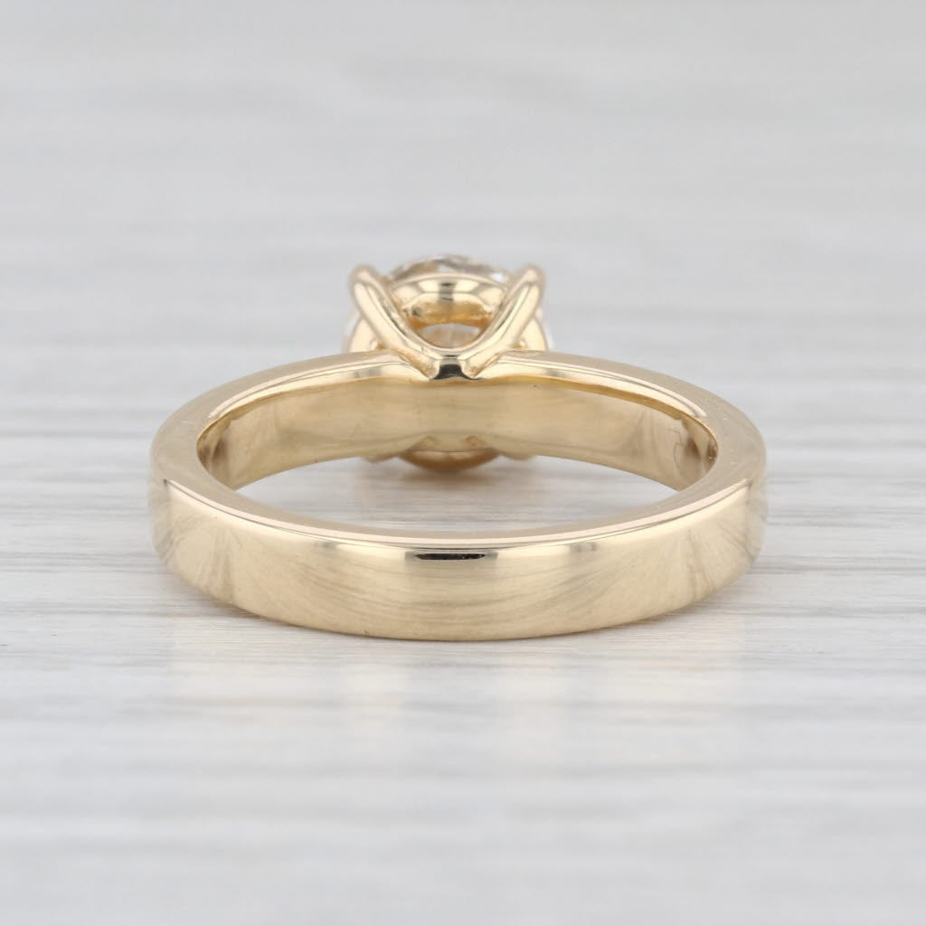 New GIA 1.49ct VVS2 Diamond Solitaire Engagement Ring 14k Yellow Gold Size 6.75