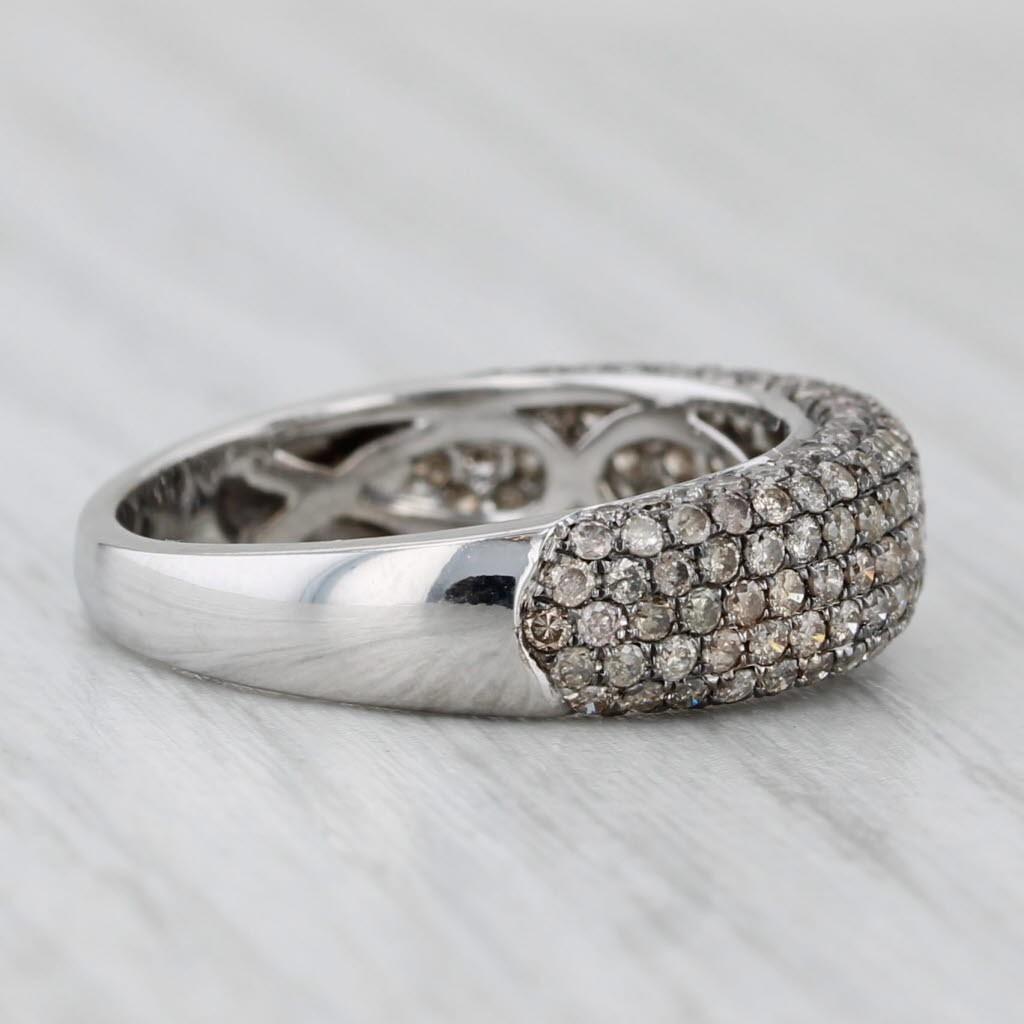 Light Gray Le Vian Argyle Champagne 1.03ctw Diamond Ring 14k White Gold Size 7 Bridal