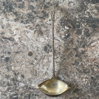 S Kirk & Son Rose Punch Ladle Sterling Silver Monogrammed 14.75" Floral Vintage