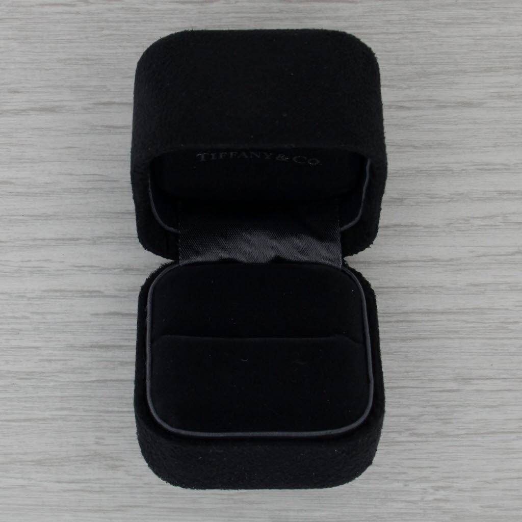 Tiffany Prasiolite Green Amethyst Ring w/ Box Sterling Silver Size 5.25