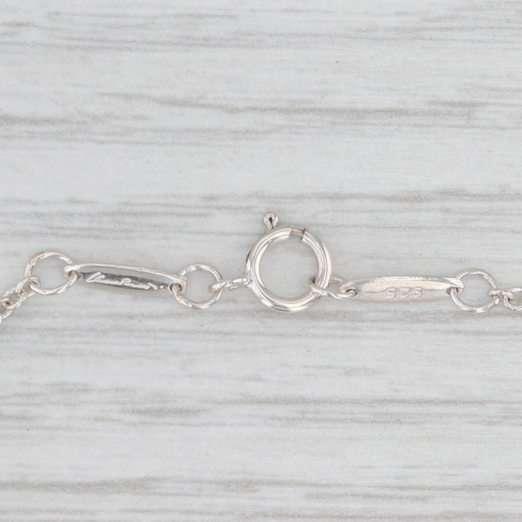 Tiffany & Co Apple Bracelet W/ Pouch Sterling Silver 7" Elsa Peretti