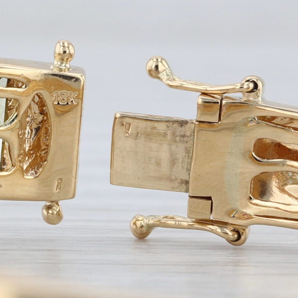 Bellari Rainbow Gemstone Bangle Bracelet 18k Gold Topaz Iolite Amethyst Peridot