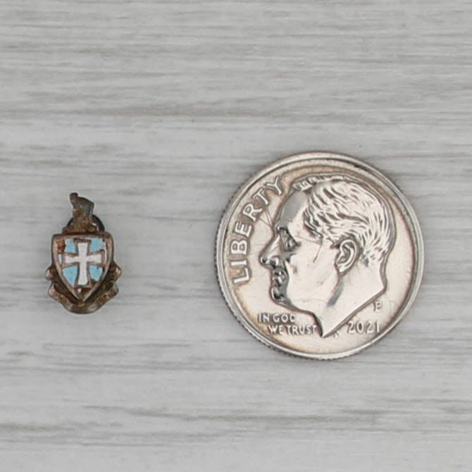 Vintage Sigma Chi Signet Ring Topper 7k Gold Small Crest