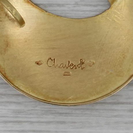 New Chavent Circle Disc Pendant 18k Yellow Gold