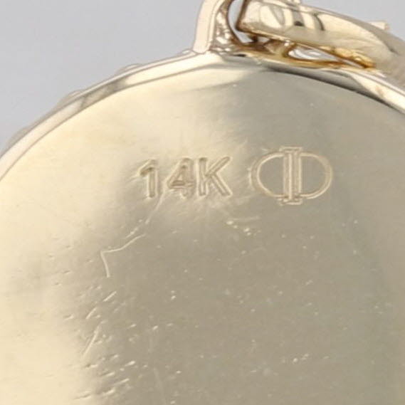 New Diamond Cross Pendant Necklace 14k Yellow Gold 18" Box Chain