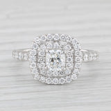 Neil Lane 1.13ctw Diamond Halo Engagement Ring 14k White Gold Size 5.5