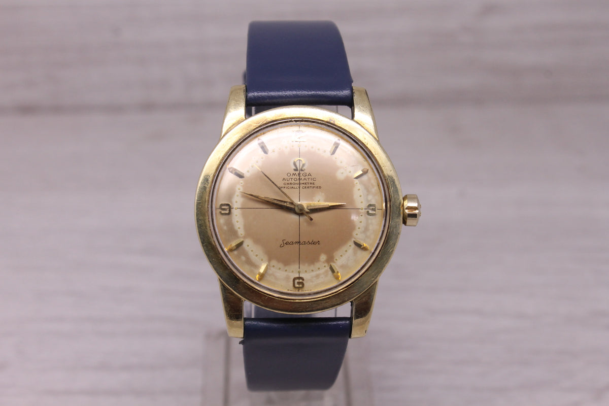 Vintage c.1952 Omega Seamaster Chronometer Mens Automatic Bumper Watch 354 2577