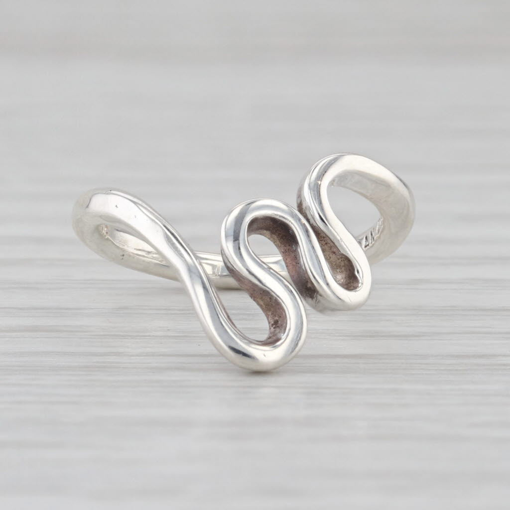 Dan Dye Modernist Abstract Sterling Silver Ring Size 5.25