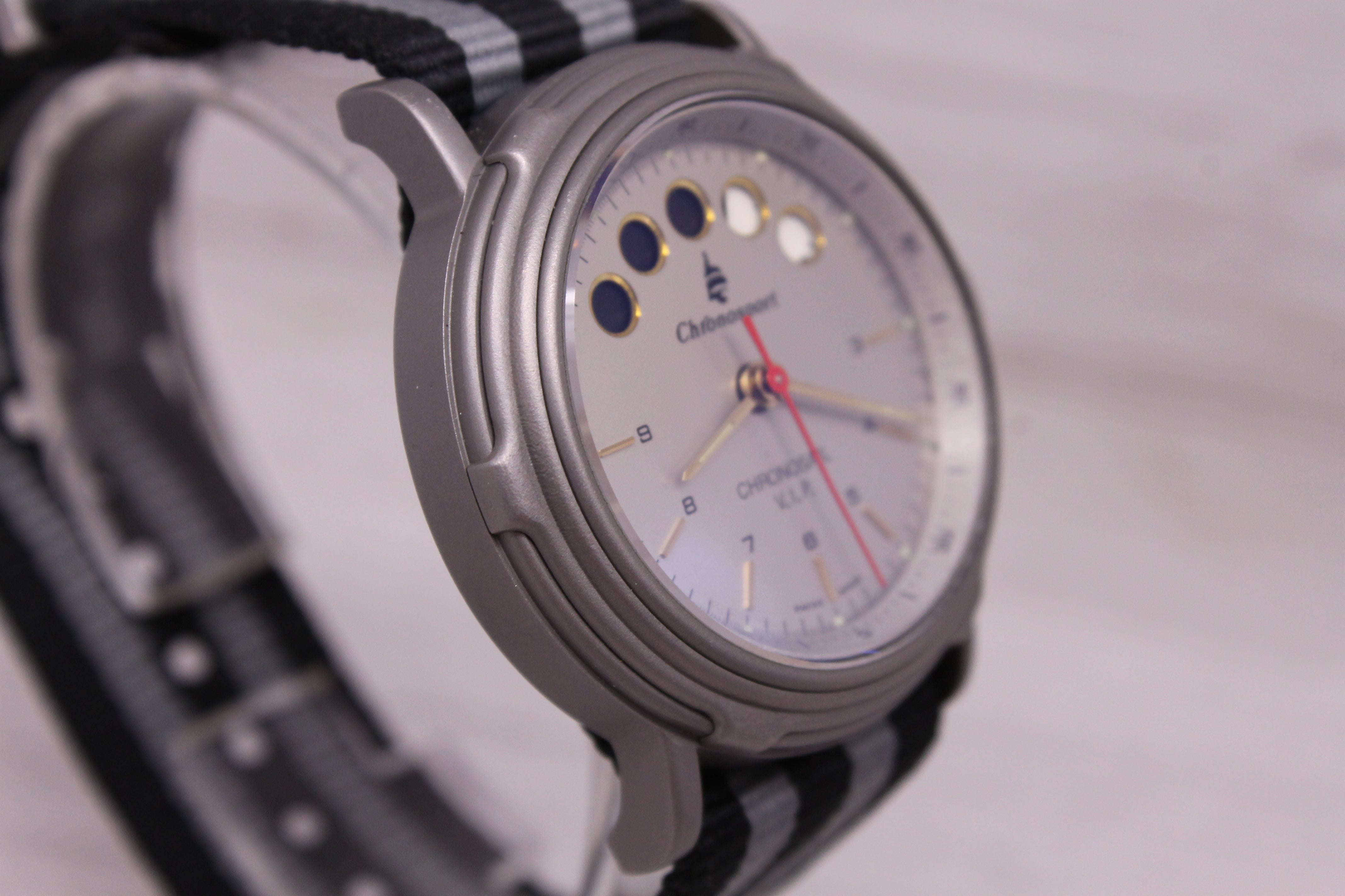 Vintage Chronosport Chronosail Regatta Yachting Chronograph Watch Valjoux 7757
