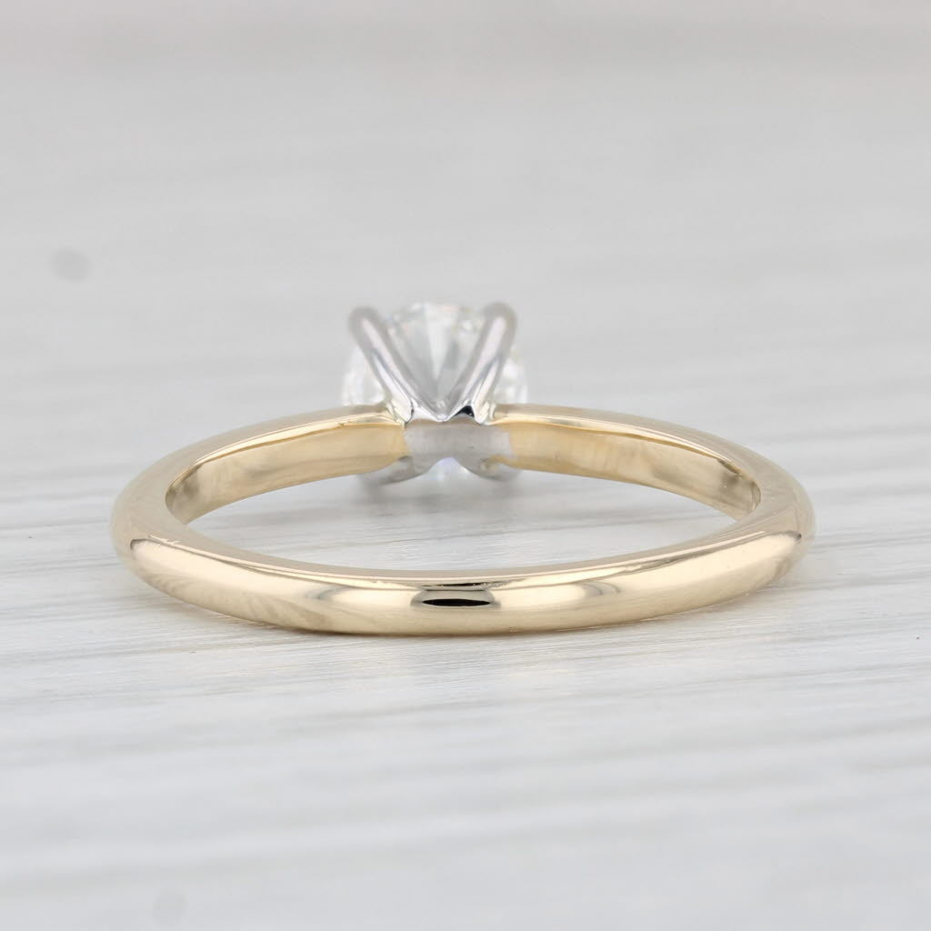 Light Gray New 0.70ct Round VS2 Diamond Solitaire Engagement Ring 14k Yellow Gold Sz 7 GIA