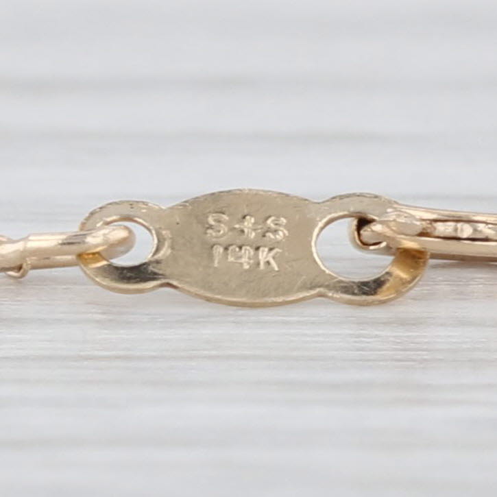 1ctw Aquamarine Cross Pendant Necklace 14k Yellow Gold 18.25" Rope Chain