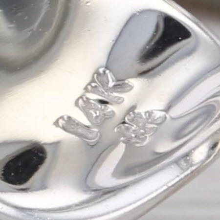 Cultured Black Pearl Flower Pendant 14k White Gold Floral