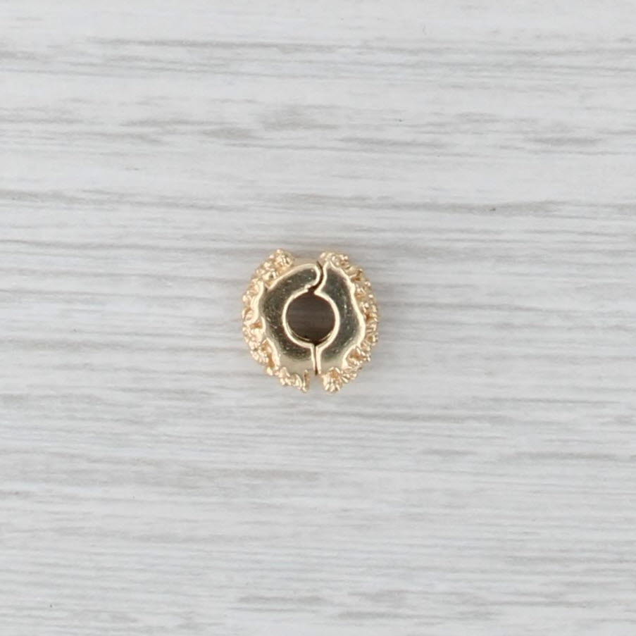 Pandora Golden Flower Daisy Clip Bead Charm 14k Gold 750507 Retired