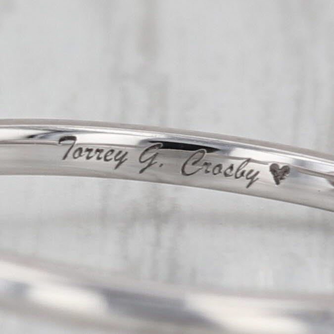 1.55ct IGI Lab Grown Round Diamond Solitaire Engagement Ring 14k White Gold Sz 9