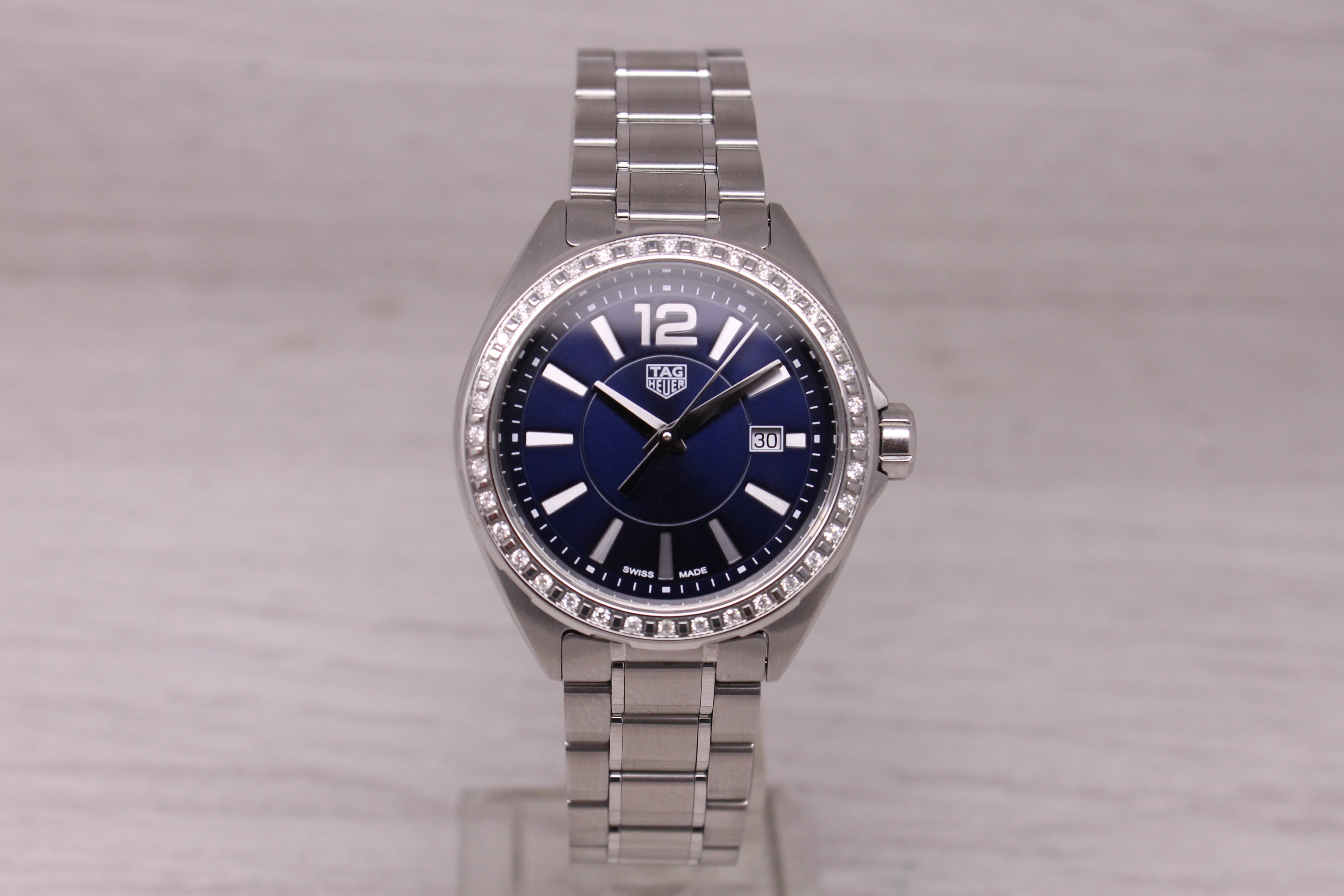 Tag Heuer Ladies Formula 1 Diamond Bezel 32mm Steel Quartz Wrist Watch WBJ1416