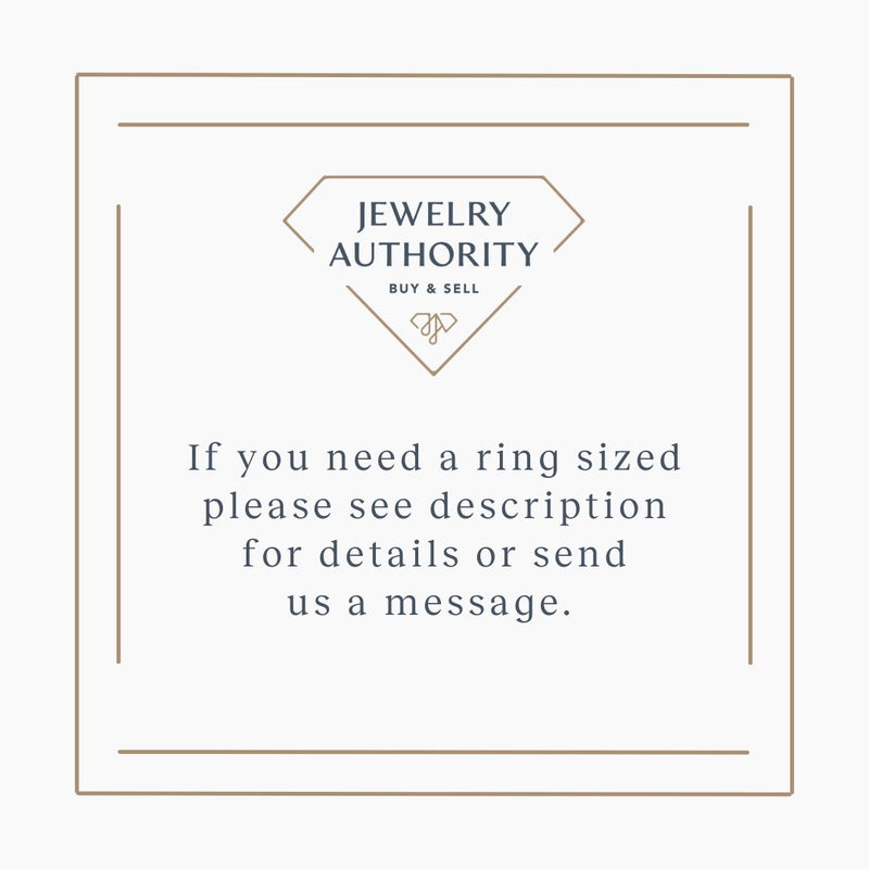 1.03ctw Princess Diamond Engagement Ring 14k White Yellow Gold Size 8.75
