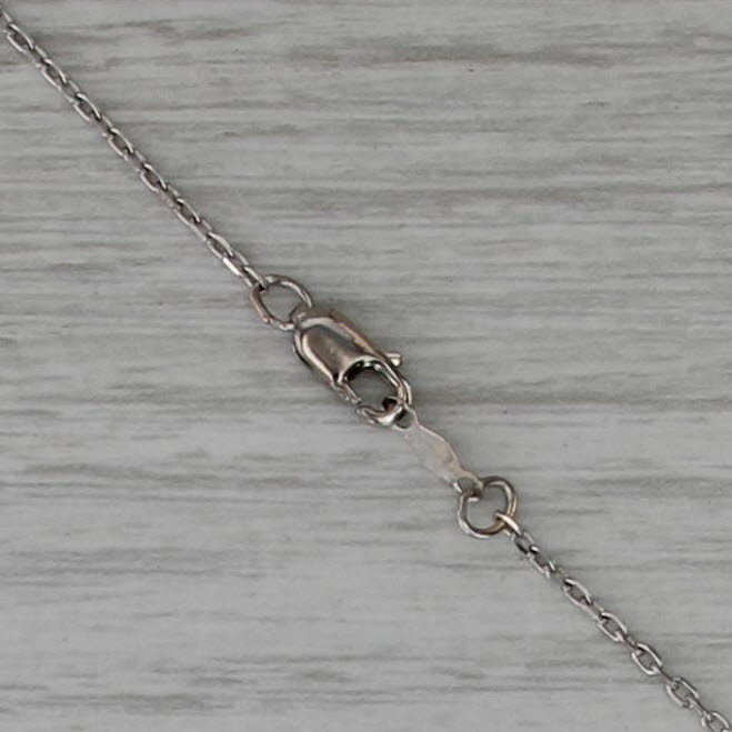Le Vian 2.67ctw Blue Zircon Diamond Pendant Necklace 14k Gold 18" Cable Chain