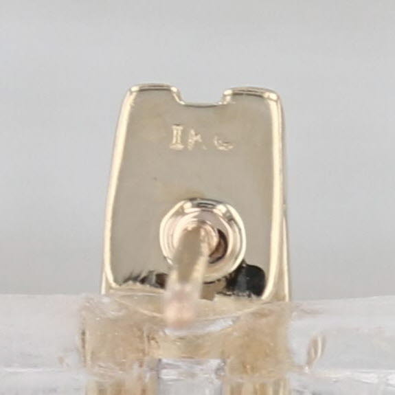 0.35ctw Diamond Journey J-Hook Earrings 14k Yellow Gold Drops