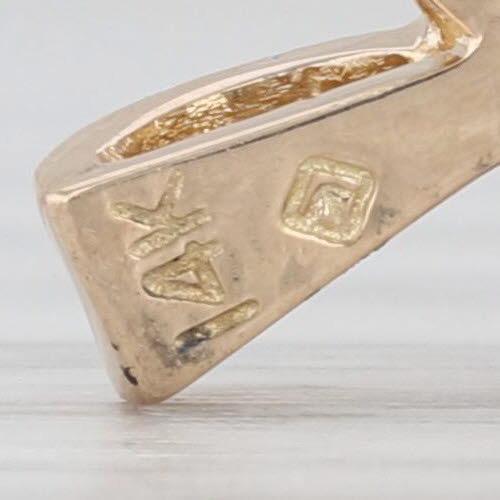 0.20ctw Pave Diamond Heart Pendant 14k Yellow Gold Small Drop