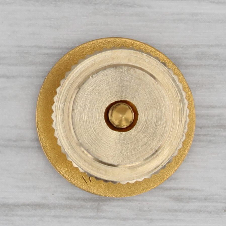 Gray FM 10 Years Service Pin 1/10 10k Gold Filled Enamel