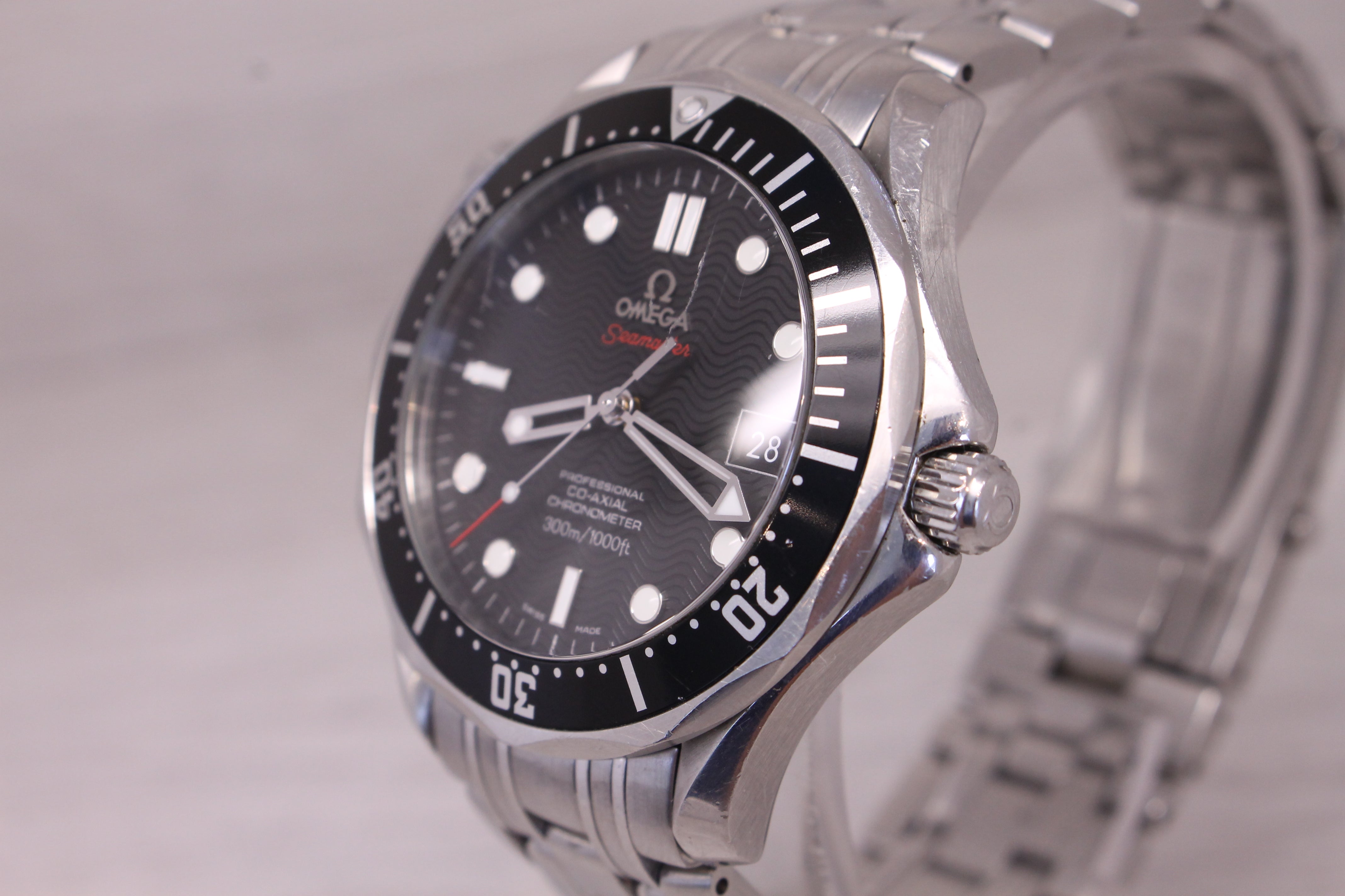 Omega Seamaster Professional 300m 41mm Steel Automatic Divers Watch w Box Cards