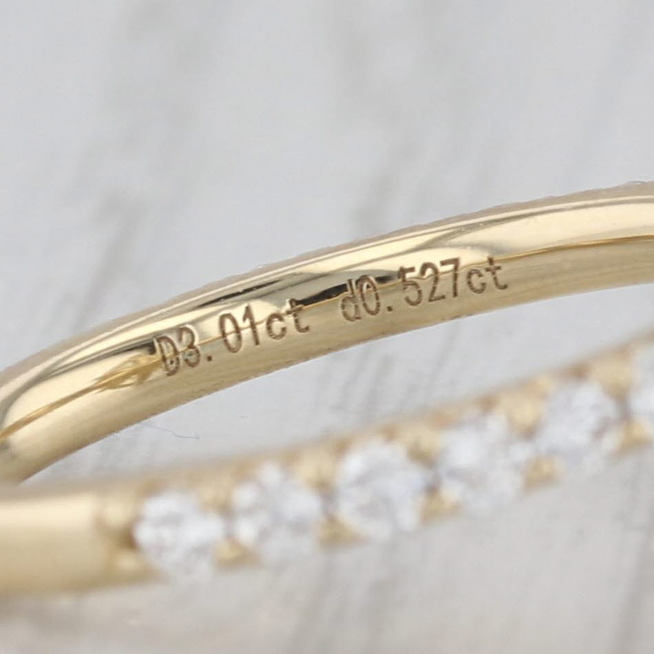 New IGI 3.54ctw Lab Grown Diamond Marquise Engagement Ring 14k Gold Size 6.5