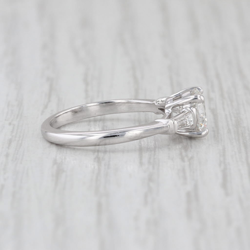 GIA 1.49ctw Round VVS2 G Diamond Engagement Ring 14k White Gold Size 6.5
