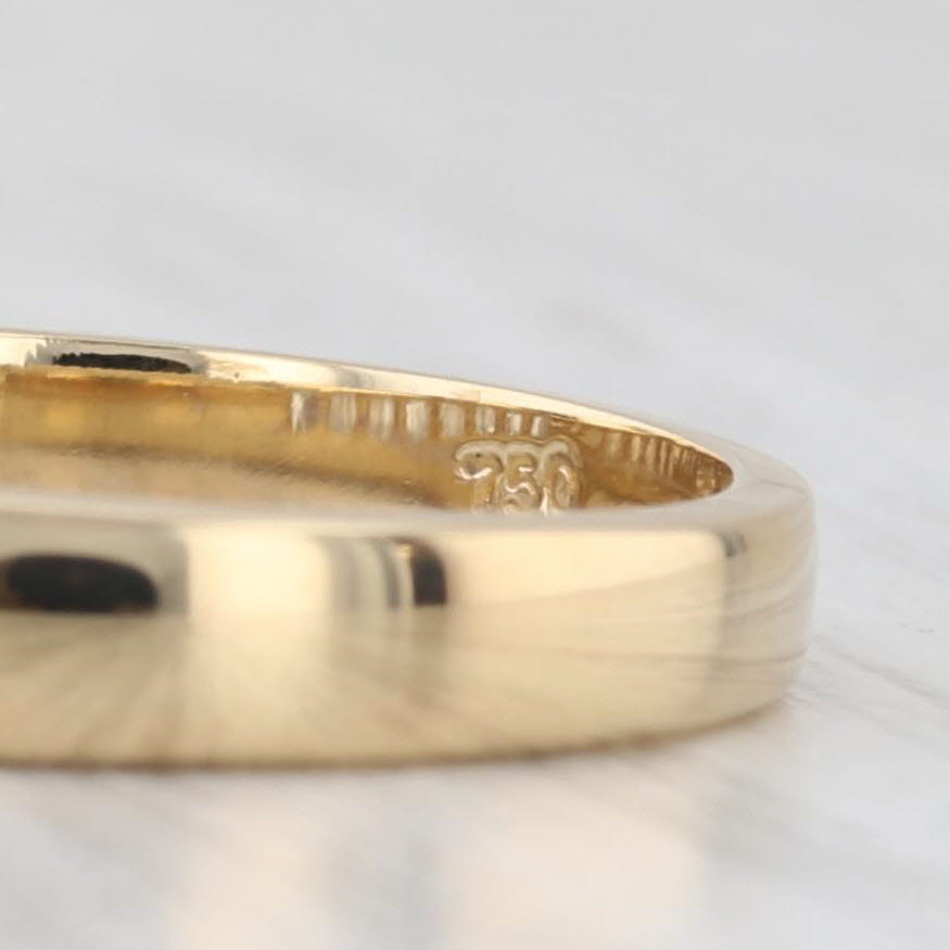 Light Gray 0.50ctw Diamond Wedding Band 18k Yellow Gold Size 6.25 Ring